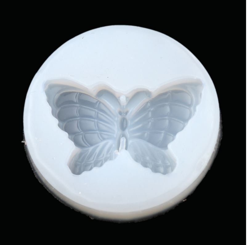 Butterfly Silicone Mold - Resin Mold - Keychain Mold, 2 3/8 inch Butterfly Mold - 3D Mold - Resin Butterfly Mold (B0117400)