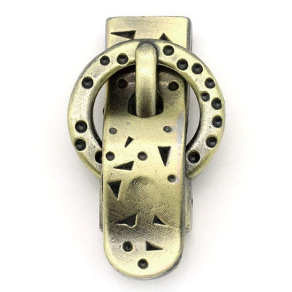 2 Antique Bronze Magnetic Buckle Clasp - 3.3cm x 2.2cm (1 1/4 Inch) -  Antiqued
