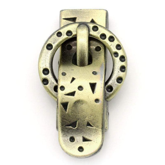 2 Antique Bronze Magnetic Buckle Clasp - 3.3cm x 2.2cm (1 1/4 Inch) -  Antiqued