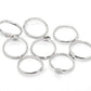 20 Adjustable Ring Base - Silver Finish - Lead Nickel Free -  18mm - Pad 10mm
