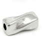 10 Silver Slider Spacer Beads - 9mm x 4mm - Silver Tube Bead for Leather Cord or