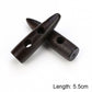Wood Toggle Dark Brown Finish - Wooden Buttons - 55mm - Wood Toggle Buttons 6638
