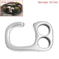 5 Silver Hook Clasps - 26mm x 17mm(1" x  5/8") -  Metal - Silver Clasp