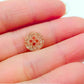 Gold Glitter Buttons - Small 10mm - Gold Shimmer Mini Resin Buttons - Doll Eyes