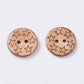 10 Bulk Mixed Coconut Shell Wooden Buttons - 17mm (5/8 inch) - 2 Hole