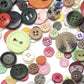 Resin Buttons Assorted Sizes 8mm to 30mm - Multicolor - Rainbow Mix - DIY Craft - Acrylic Button - Crafting - Sewing - Jewelry - Grab Bag (712)