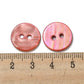 Red Shell buttons - 15mm - Mother of Pearl Shell Button  (01B-06)