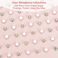 10 Clear AB Rhinestone Flatback Button - Silver - Solid Brass 12mm Metal Button - Silver Plated Rhinestone Buttons - Hair Bow Center (33B)