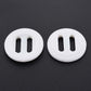 Knitting Buttons - White Resin Buttons - Crochet Button - Large hole - 25mm (Approx. 1 inch)  (044)