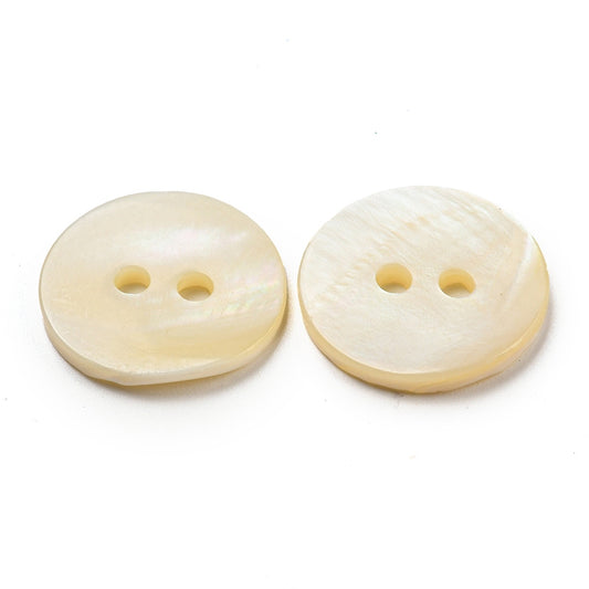 Shell buttons - 20mm (3/4") - mother of pearl shell buttons (04A)