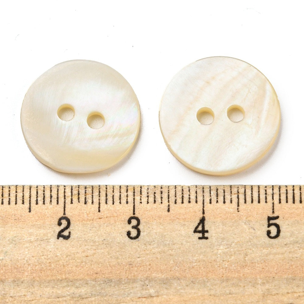 Shell buttons - 20mm (3/4") - mother of pearl shell buttons (04A)