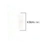 Silver Plated Hair Combs - Nickel Free - Lead Free - Wedding Bridal Comb - 49mm x 15mm (1 7/8" x 5/8") - Hair Clip Accessories  (0116215)