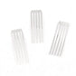 Silver Plated Hair Combs - Nickel Free - Lead Free - Wedding Bridal Comb - 49mm x 15mm (1 7/8" x 5/8") - Hair Clip Accessories  (0116215)