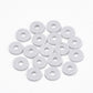 WHOLESALE Light Gray Heishi Beads (One Strand 380 - 400 Beads) - 6mm - Polymer Clay Bead - Pale Grey - Fimo Bead - African Beads (39)