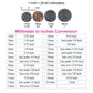 Gold Finish Metal Mini Buttons - 5mm x 1mm - 2 Hole (1RG)