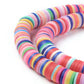 Heishi Beads 8mm (One Strand 380 - 400 Beads) - Polymer Clay Bead - Mixed Color - Fimo Bead - African Beads (M18)