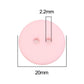 Pink Sewing Buttons - 20mm - Resin Button - Pink Color 0259063