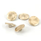 10 Bronze, Silver, or Gold Metal Shank Buttons - 18mm - Hammered Design - Lead and Nickel Safe (001-003-004)