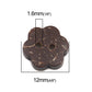 Coconut Wooden Button - 12mm - Flower Shape - Wood Buttons - Coconut Wood (888)
