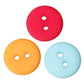 50 Buttons - Multicolor - 18mm - Resin Button - Mixed Colors B43815