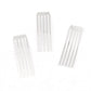 20 silver plated hair combs - nickel free - lead free - wedding bridal comb - 49mm x 15mm (1 7/8" x 5/8") - hair clip accessories  (0116215)