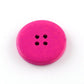 Large mixed color wooden buttons - 25mm (1 inch) - multi colored mixed buttons - 2 hole - mixed color wood button (025)