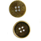 25mm antique bronze metal button - 4 holes - 1 inch - sewing metal buttons (25mm02)
