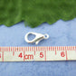 10 Silver Plated Lobster Parrot Clasps - 12mm x 6mm - Parrot Clasp - Lobster Clasps Silver (00841)