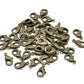 25 Antique Bronze Lobster Clasps - 12mm x 7mm - Parrot Clasp Bronze (13159)