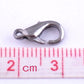 100 Gunmetal Lobster Clasps - 12mm x 6mm - Parrot Clasp Gunmetal (01666)