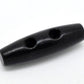 5 toggle wooden buttons - black finish - 3.5x1.1cm (1-3/8"x3/8") - wood toggle button