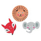 Animal Wood Buttons,Novelty Notions, Randomly Mixed Buttons, Cute Animal Button Embellishments, Craft Buttons, hedgehog buttons,bunny (17)