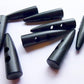 20 Large Toggle Wooden Buttons - Black Finish - 54mm x 13mm（2 1/8" x 1/2") - Black Large Wood Toggle Button (Y33710)