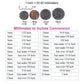 25 Rustic Brown Wooden Buttons - 4 Holes - Round Sewing Wood Buttons 25mm (1") 19497