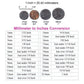 Dark Brown Wooden Buttons - 25mm (1 Inch) - 4 Holes - Round Sewing Wood Buttons 25mm (1") (040991)