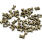10 bronze slider spacer beads - 10mm x 7mm -  bronze slider bead for leather cord or bracelet (13445)