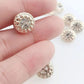 Gold Plated Rhinestone Acrylic Buttons - 11mm - Shank - Gold Resin Rhinestone Button (butt-gldplt-rhines-11mm-a)