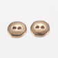 Gold Metal Buttons - Small 10mm - Gold Mini Metal Buttons - Doll Eyes - (14kcg)