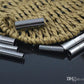 5 Gunmetal Magnetic Tube Clasps - 25mm x 7mm - Gunmetal Clasp for Leather (MC063)