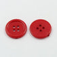 10 Resin Buttons - 17mm - Choice Of Colors - Red Pink. Blue Purple White Mixed Colors - Diy Craft - Acrylic Button - Crafting - Sewing