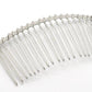 50 Silver Hair Combs - Nickel Free - Lead Free - Wedding Bridal Comb - 78mm x 38mm (3 inch x 1.5 inch) - Hair Clip Accessories (17122)