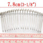 5 Silver Hair Combs - Nickel Free - Lead Free - Wedding Bridal Comb - 78mm x 38mm (3 inch x 1.5 inch) - Hair Clip Accessories  (17122)